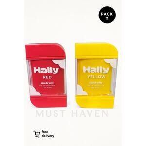 2× Hally Red Shade Stix Temporary Hair Color, 0.4 oz